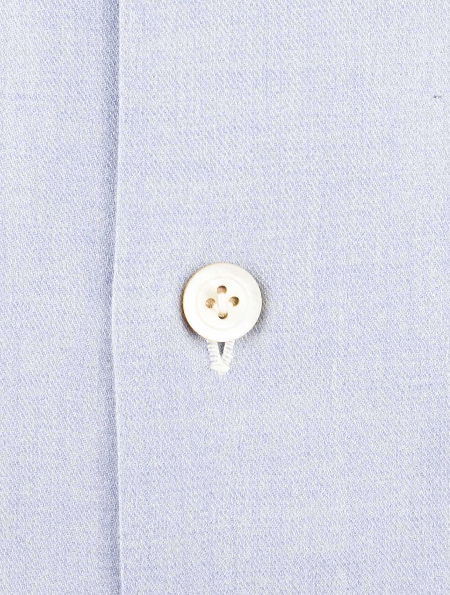 Kiton Light Blue Cotton Shirt