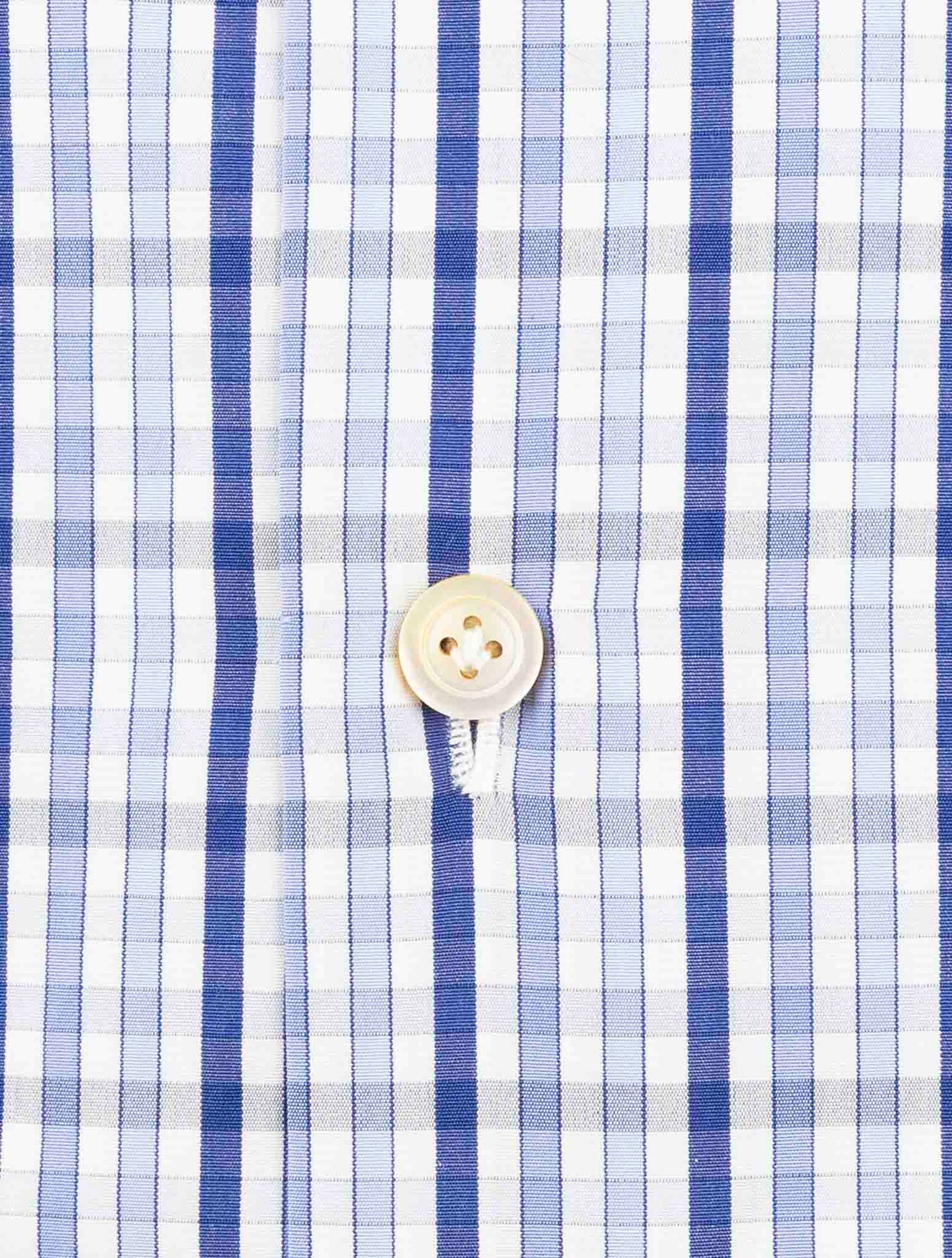 Kiton Blue Cotton Shirt