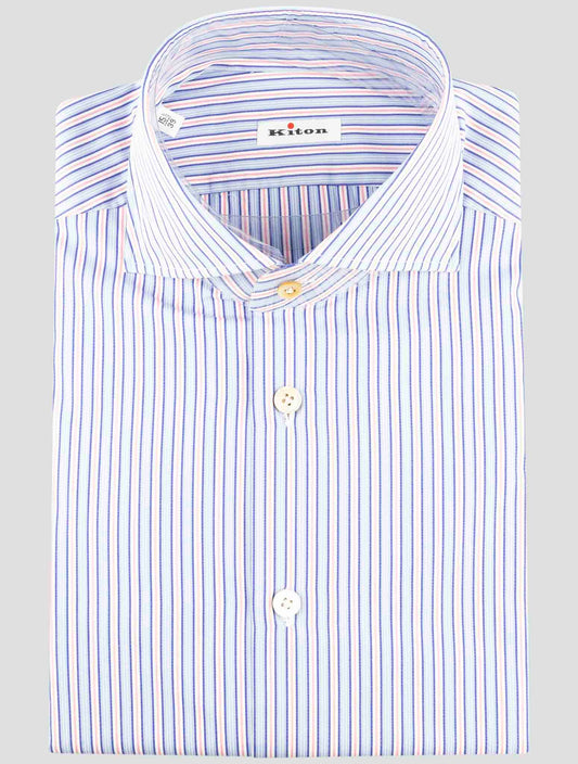 Kiton Multicolor Cotton Shirt
