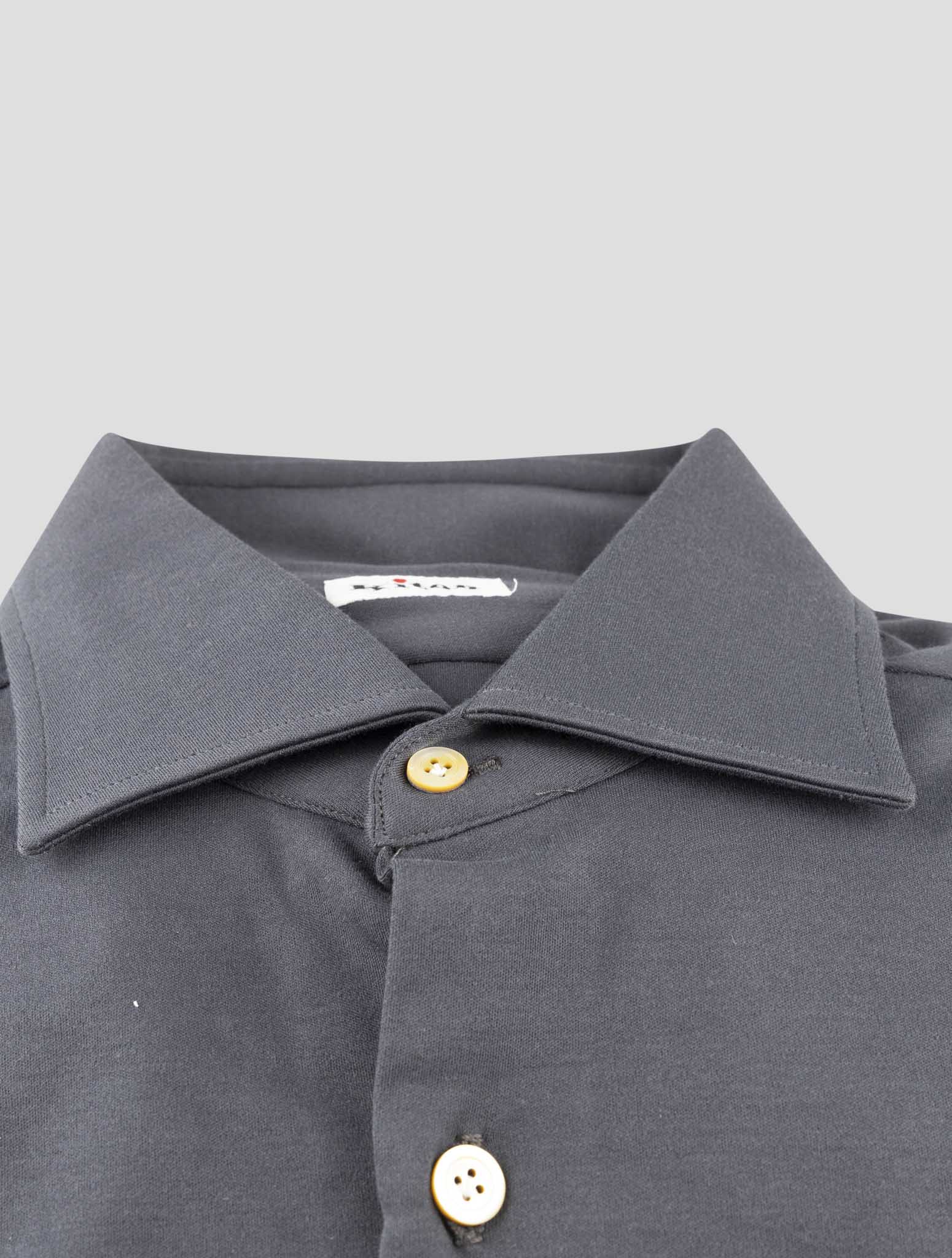 Kiton Gray Cotton Shirt