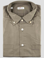 Kiton Green Cotton Shirt