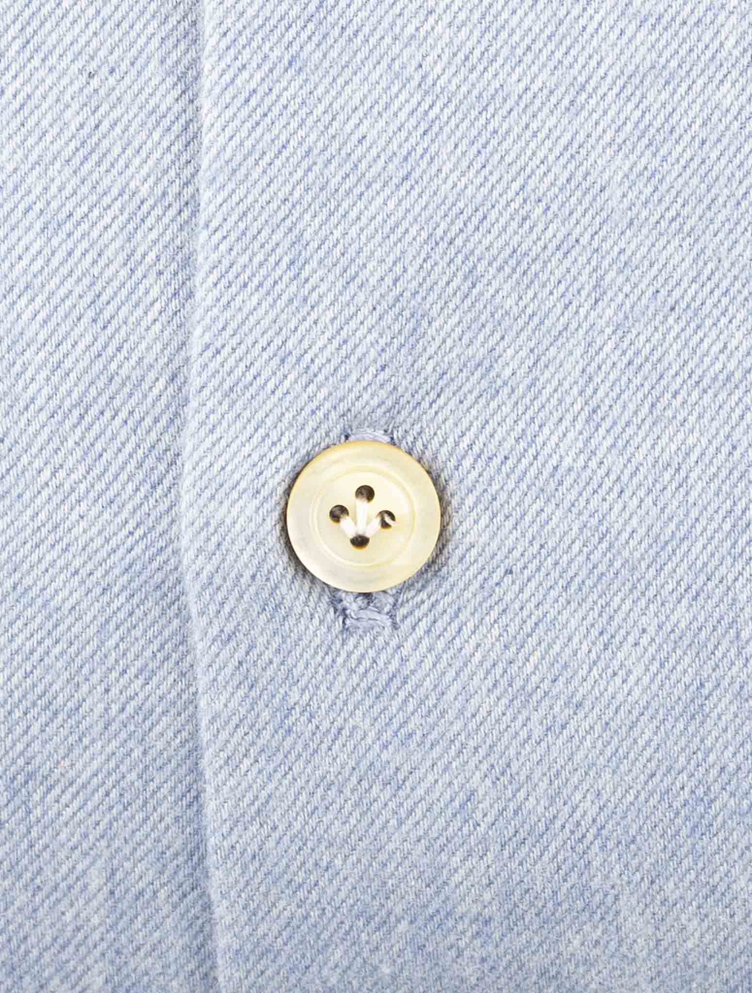 Kiton Light Blue Cotton Shirt