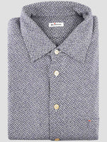 Kiton Blue Cashmere Shirt