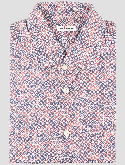 Kiton Multicolor Cotton Shirt