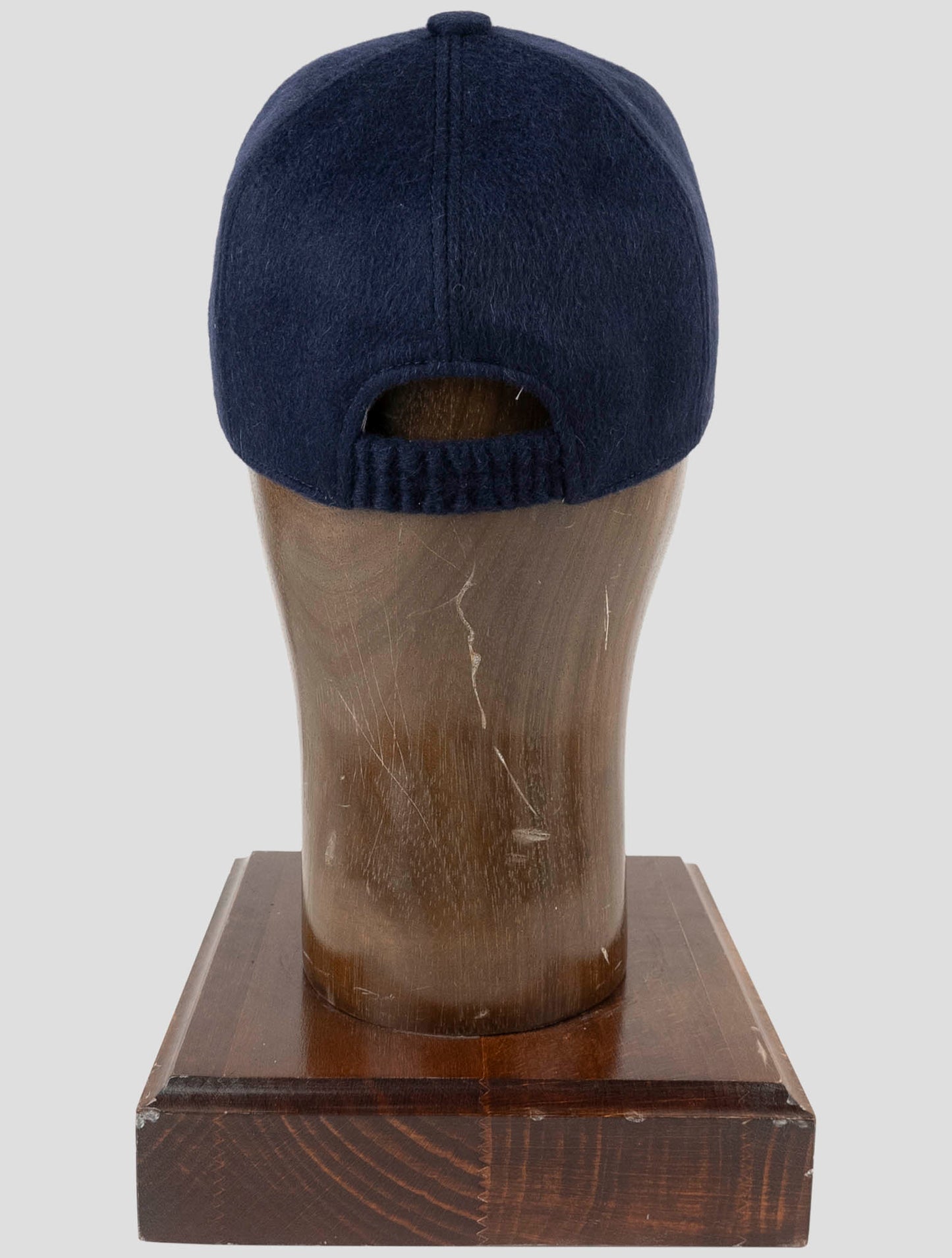 Kiton Blue Cashmere Baseball Cap