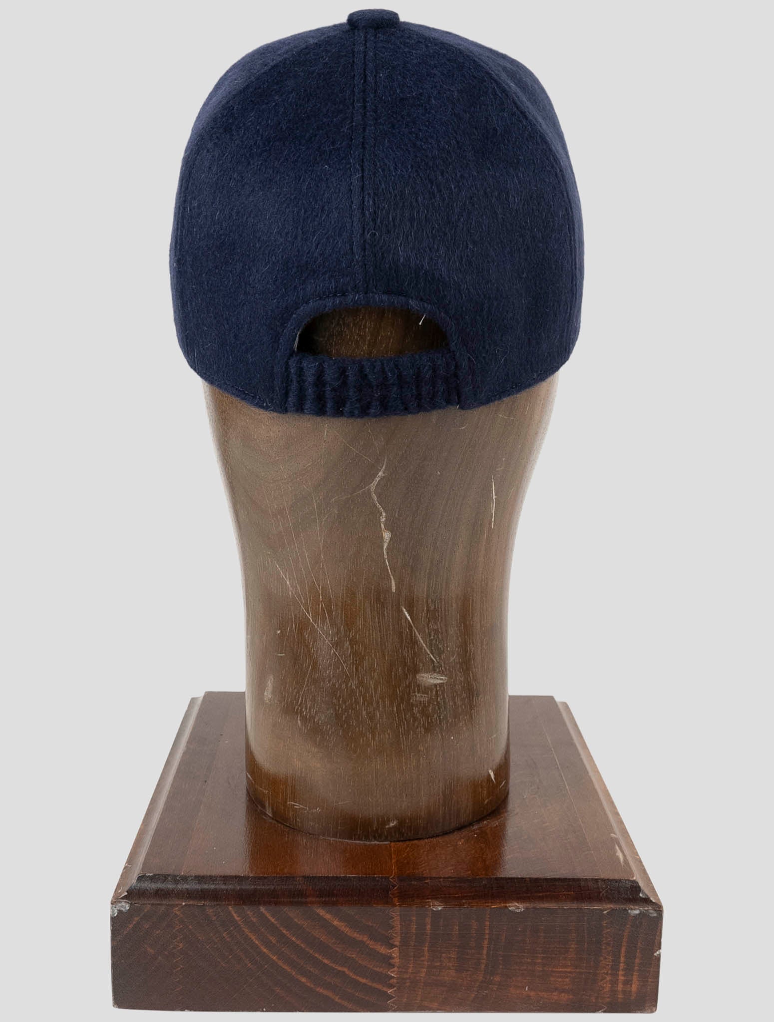 Kiton Blue Cashmere Baseball Cap