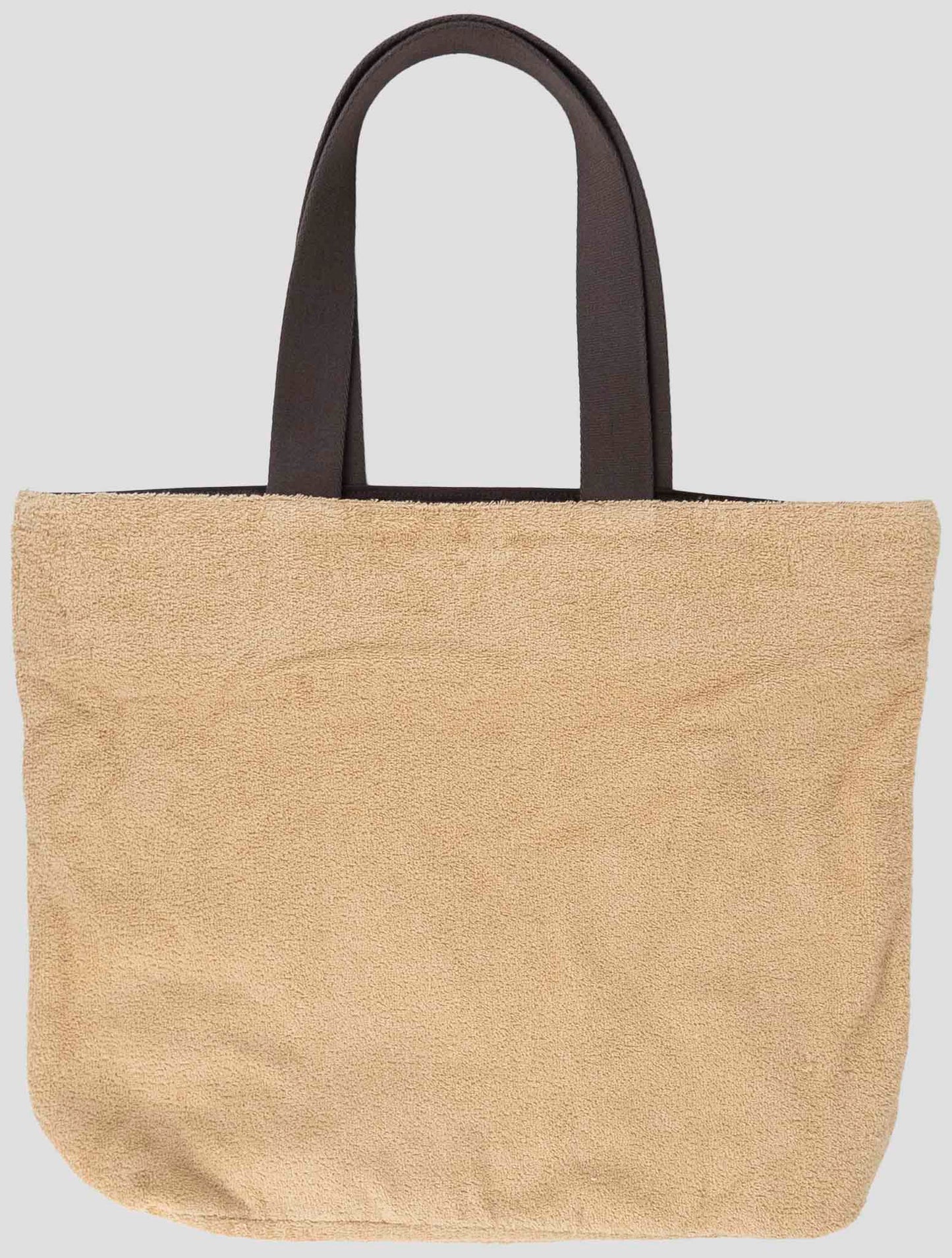 Kiton Beige Cotton Tote Bag