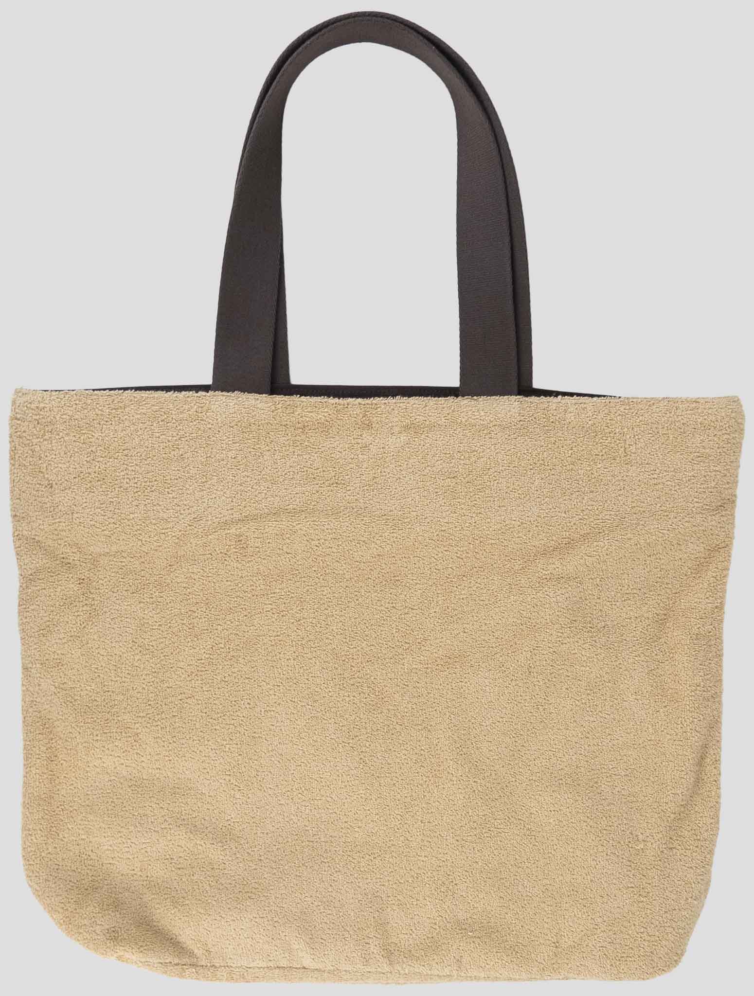 Kiton Beige Cotton Tote Bag