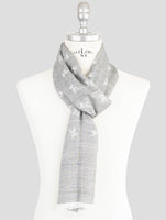 Kiton Gray Cashmere Silk Scarf