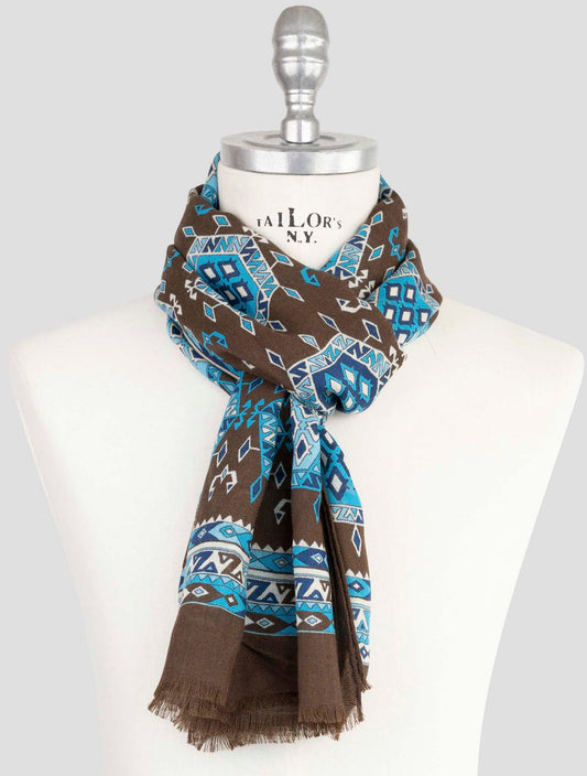 Kiton Multicolor Cashmere Scarf