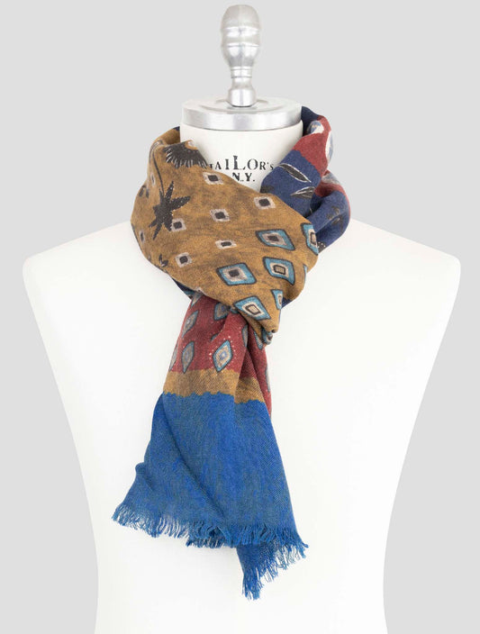 Kiton Multicolor Cashmere Scarf