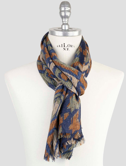 Kiton Multicolor Cashmere Scarf
