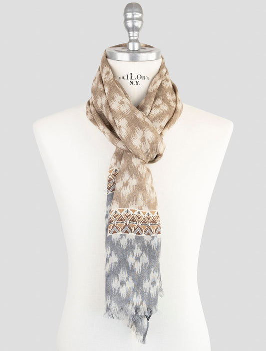 Kiton Multicolor Cashmere Scarf