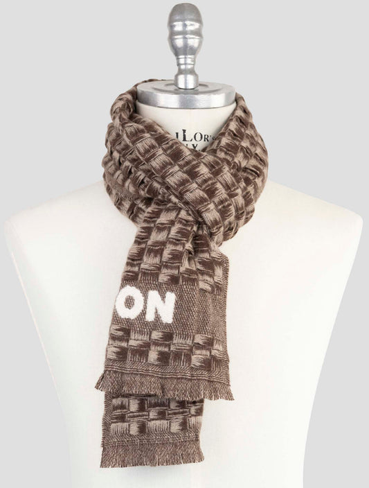 Kiton Brown Cashmere Scarf