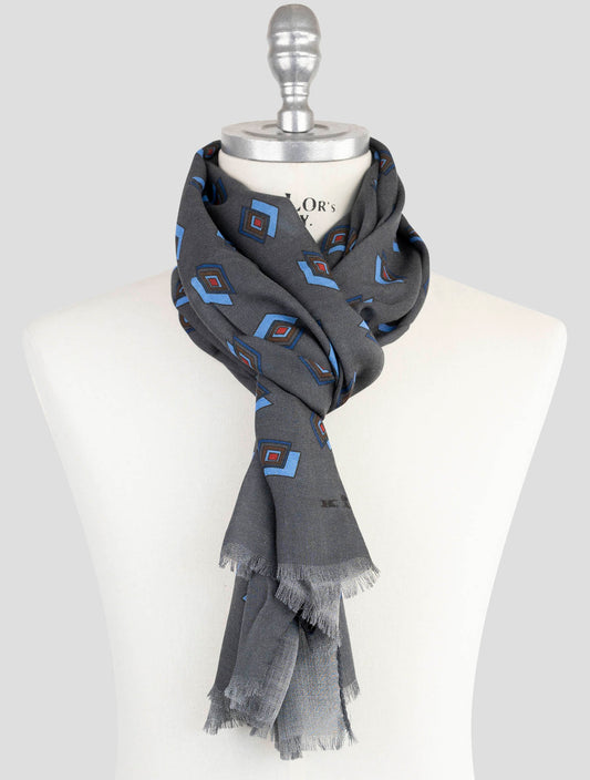 Kiton Multicolor Cashmere Scarf