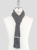 Kiton Gray Cashmere Scarf