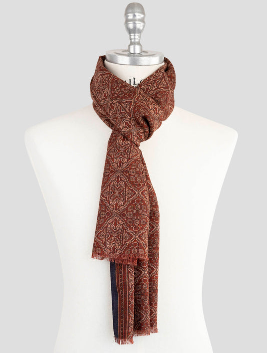 Kiton Multicolor Wool Scarf