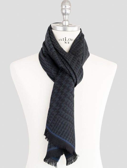 Kiton Multicolor Wool Scarf
