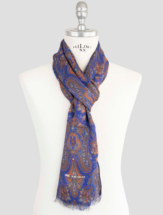 Kiton Multicolor Modal Cashmere Scarf