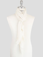 Kiton Beige Silk Linen Scarf