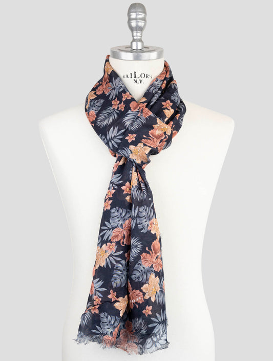 Kiton Multicolor Modal Cashmere Scarf
