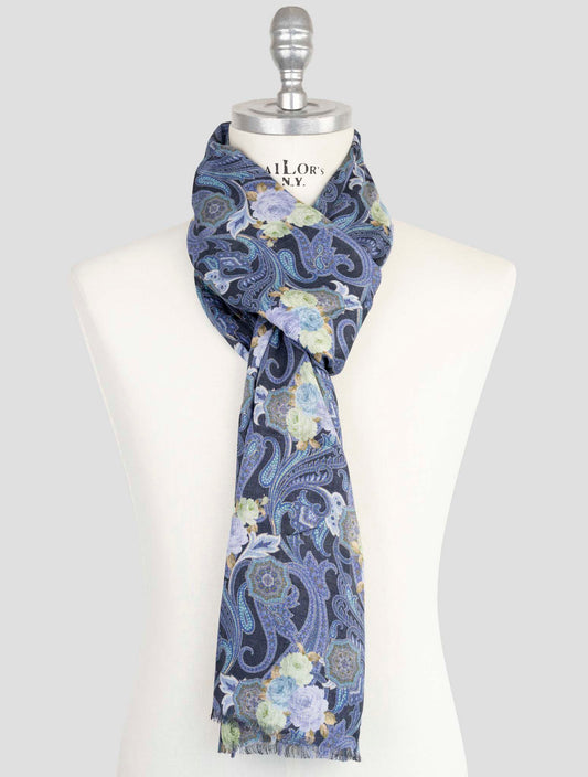 Kiton Multicolor Modal Cashmere Scarf