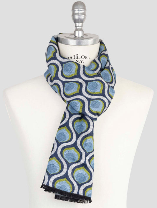 Kiton Multicolor Silk Scarf