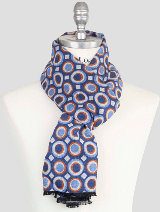 Kiton Multicolor Silk Scarf