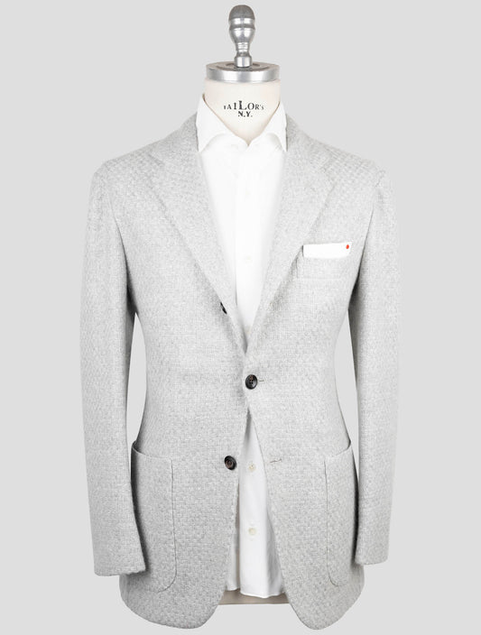 Kiton Gray Cashmere Blazer