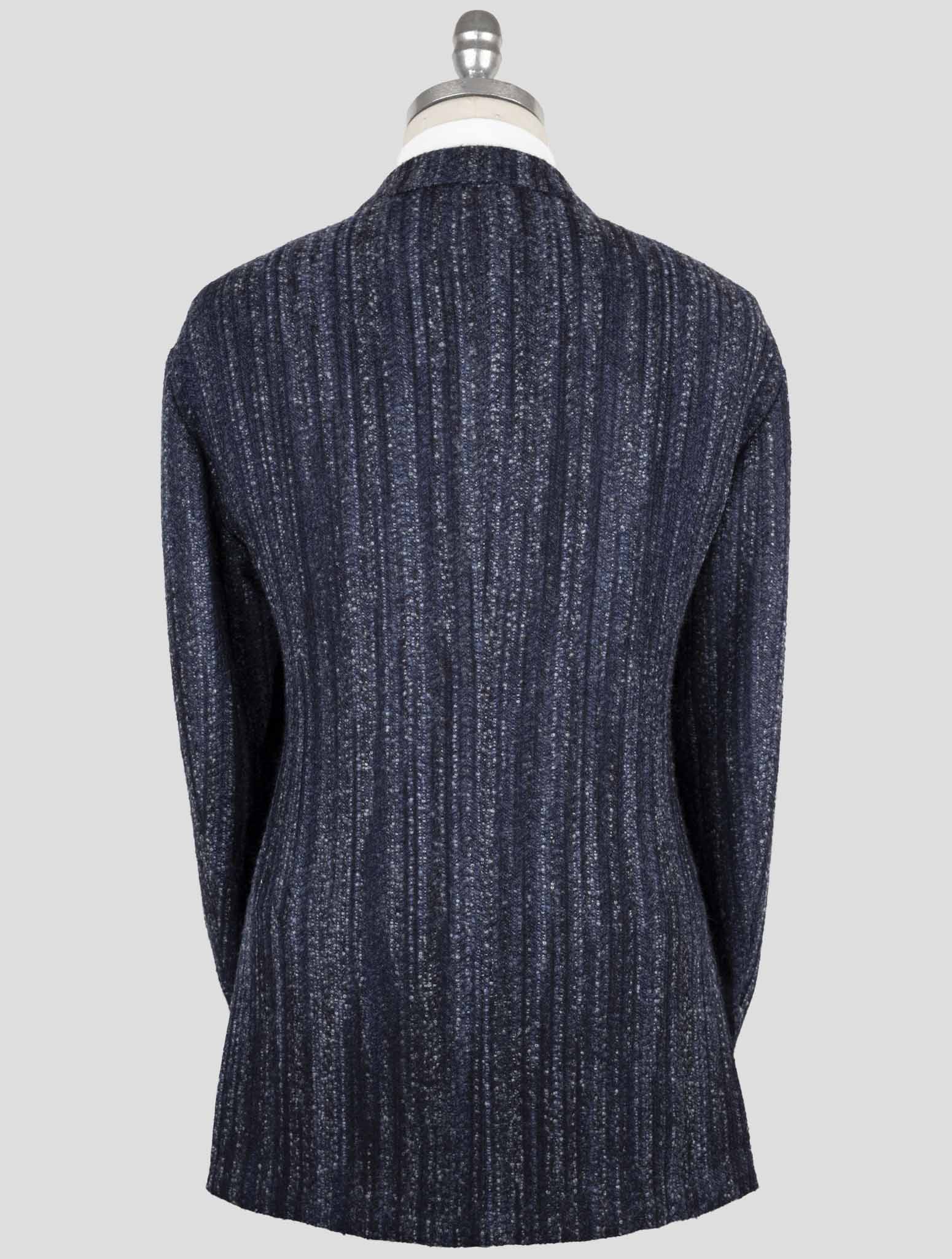 Kiton Blue Cashmere Silk Blazer