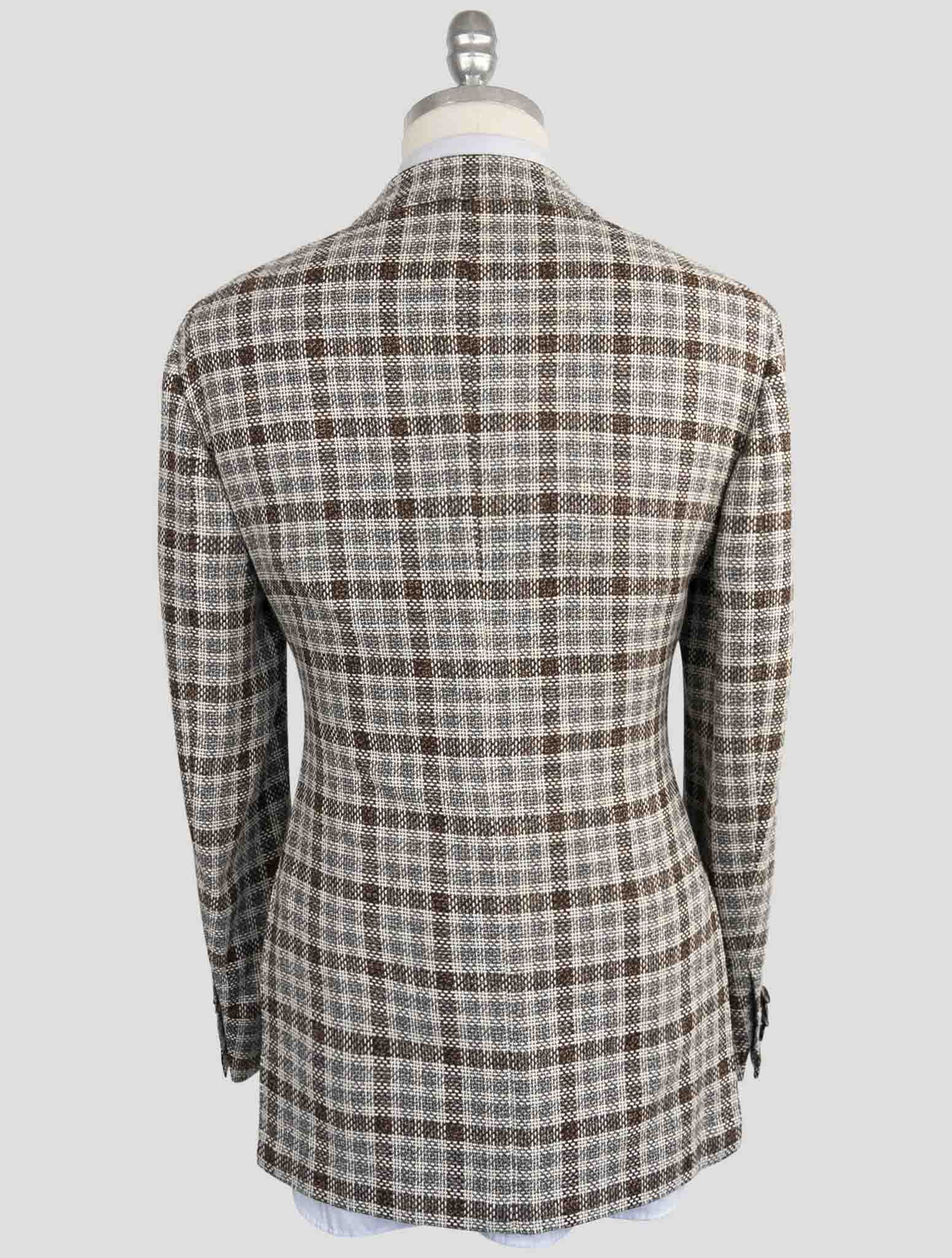 Kiton Brown Gray Cashmere Blazer