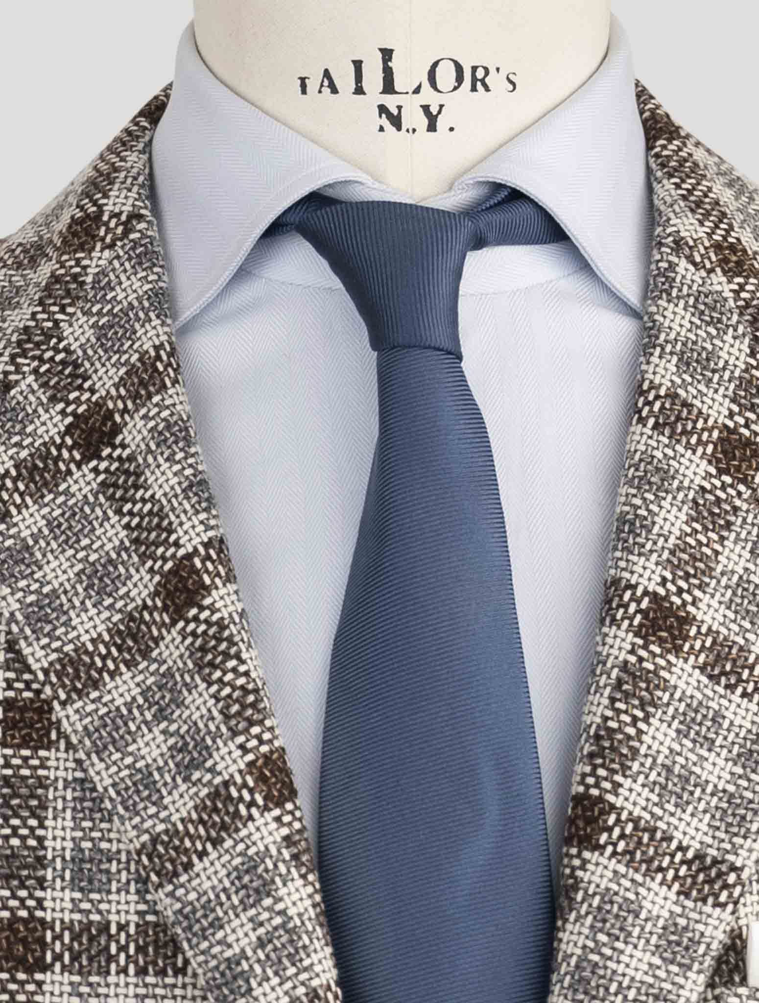 Kiton Brown Gray Cashmere Blazer
