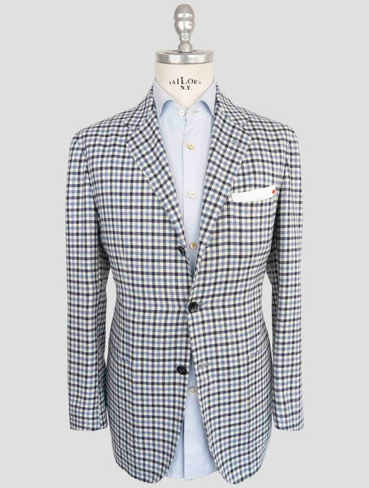 Kiton Blue Cashmere Blazer