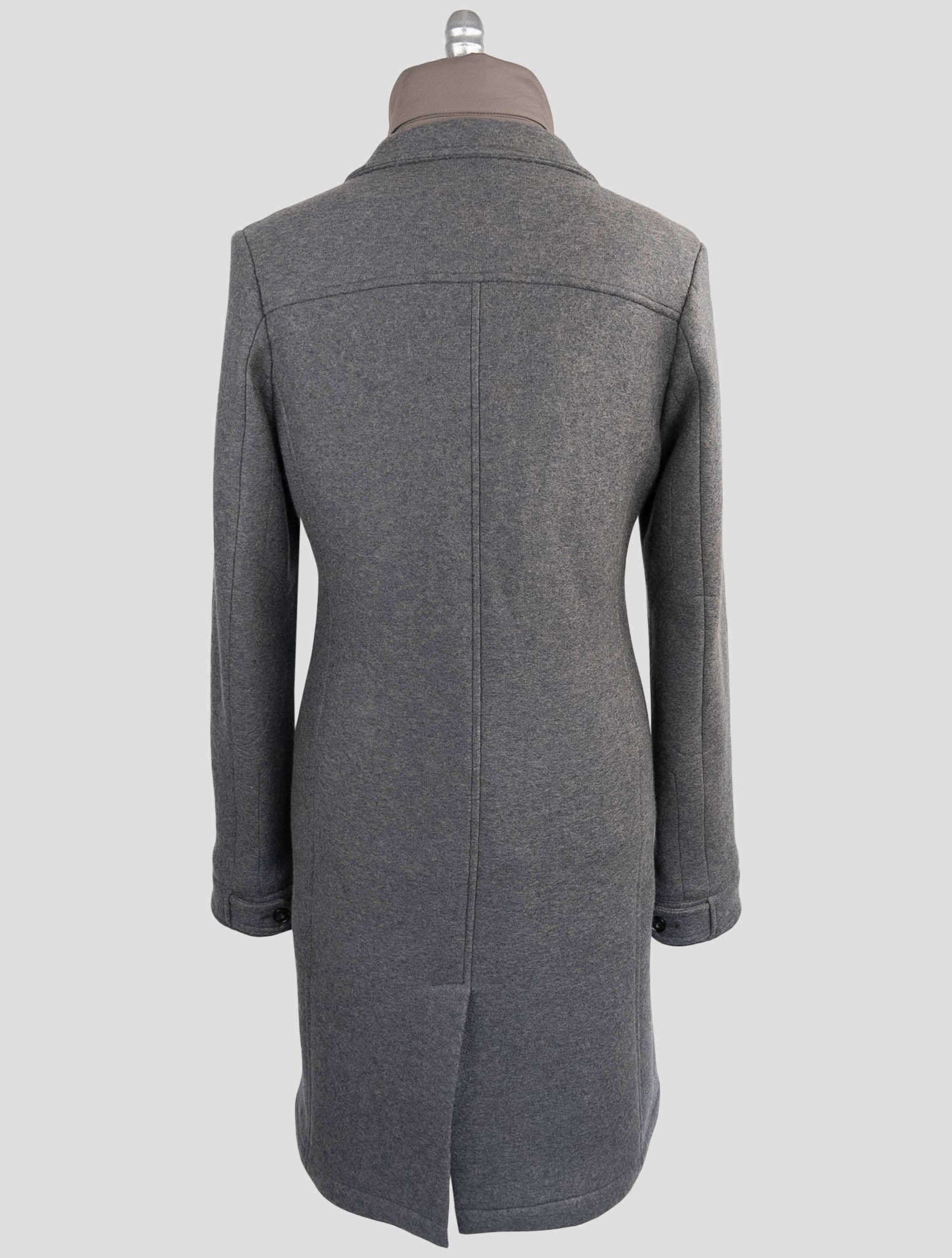 Kiton Dark Gray Cashmere Pa Overcoat