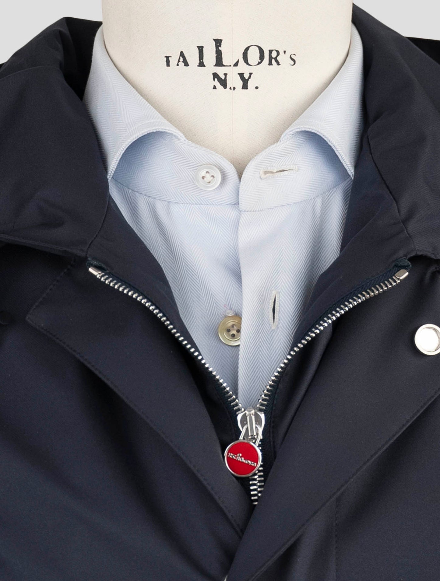 Kiton Blue Pl Overcoat