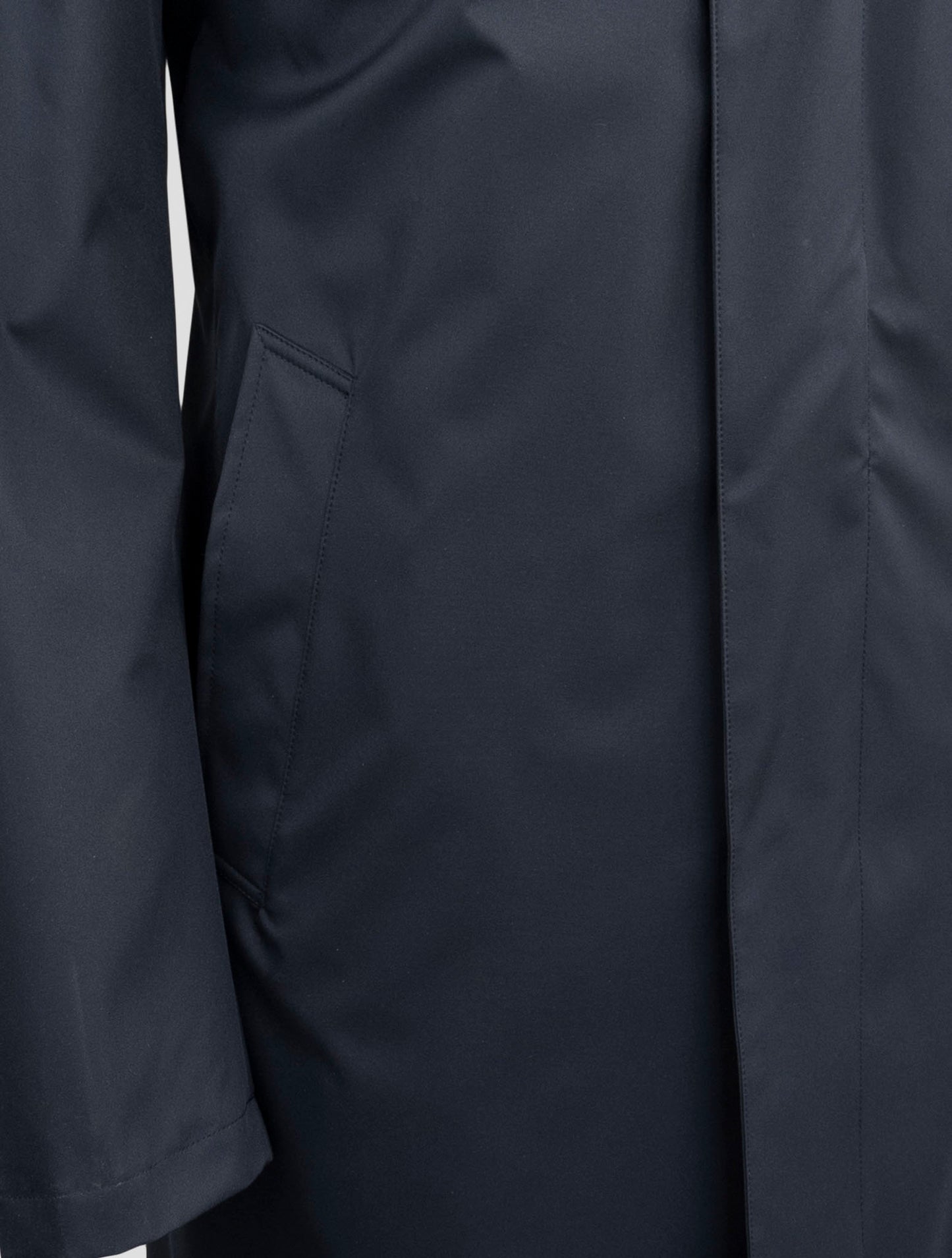 Kiton Blue Pl Overcoat