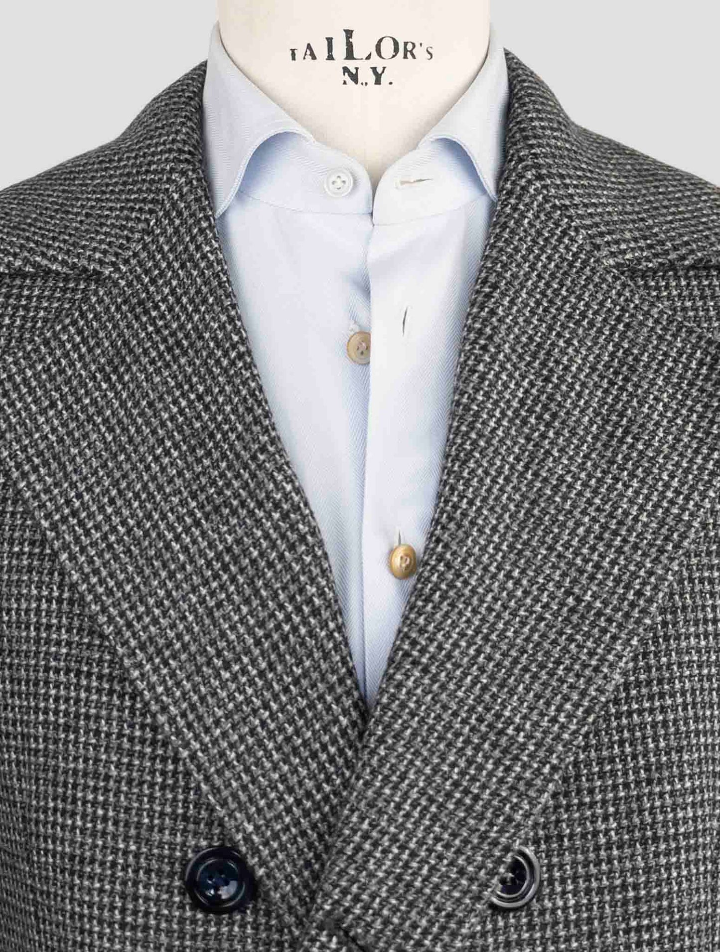 Kiton Dark Gray Cashmere Overcoat