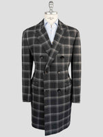 Kiton Dark Gray Cashmere Overcoat