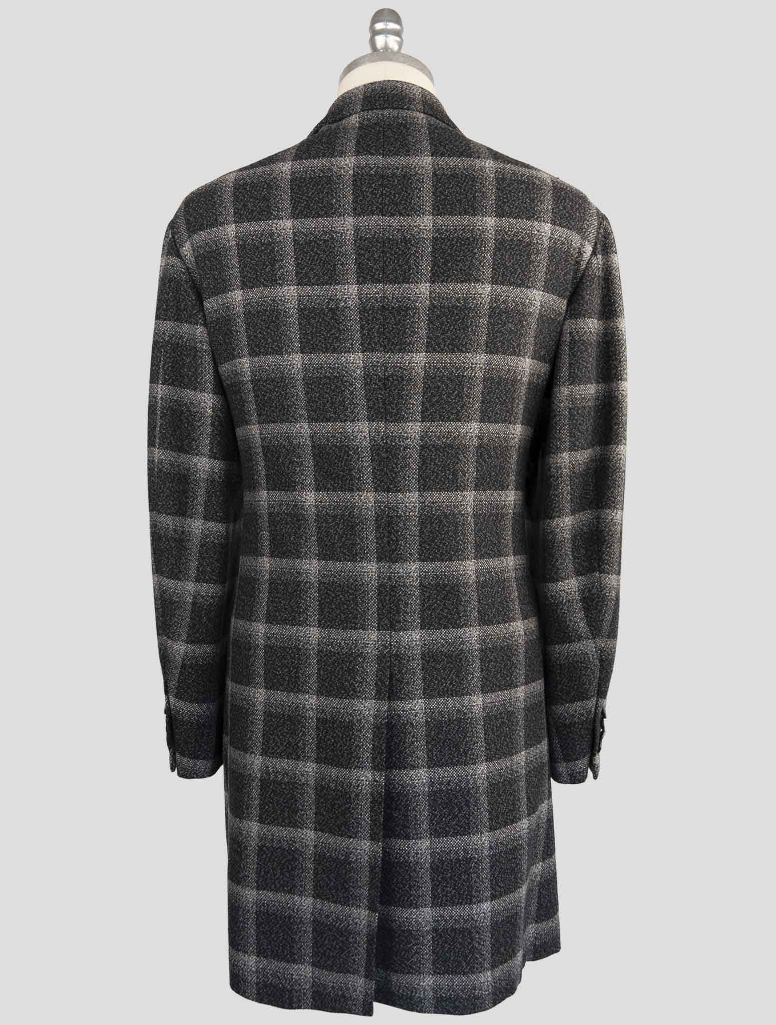 Kiton Dark Gray Cashmere Overcoat