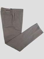 Kiton Taupe Cotton Silk Ea Pants