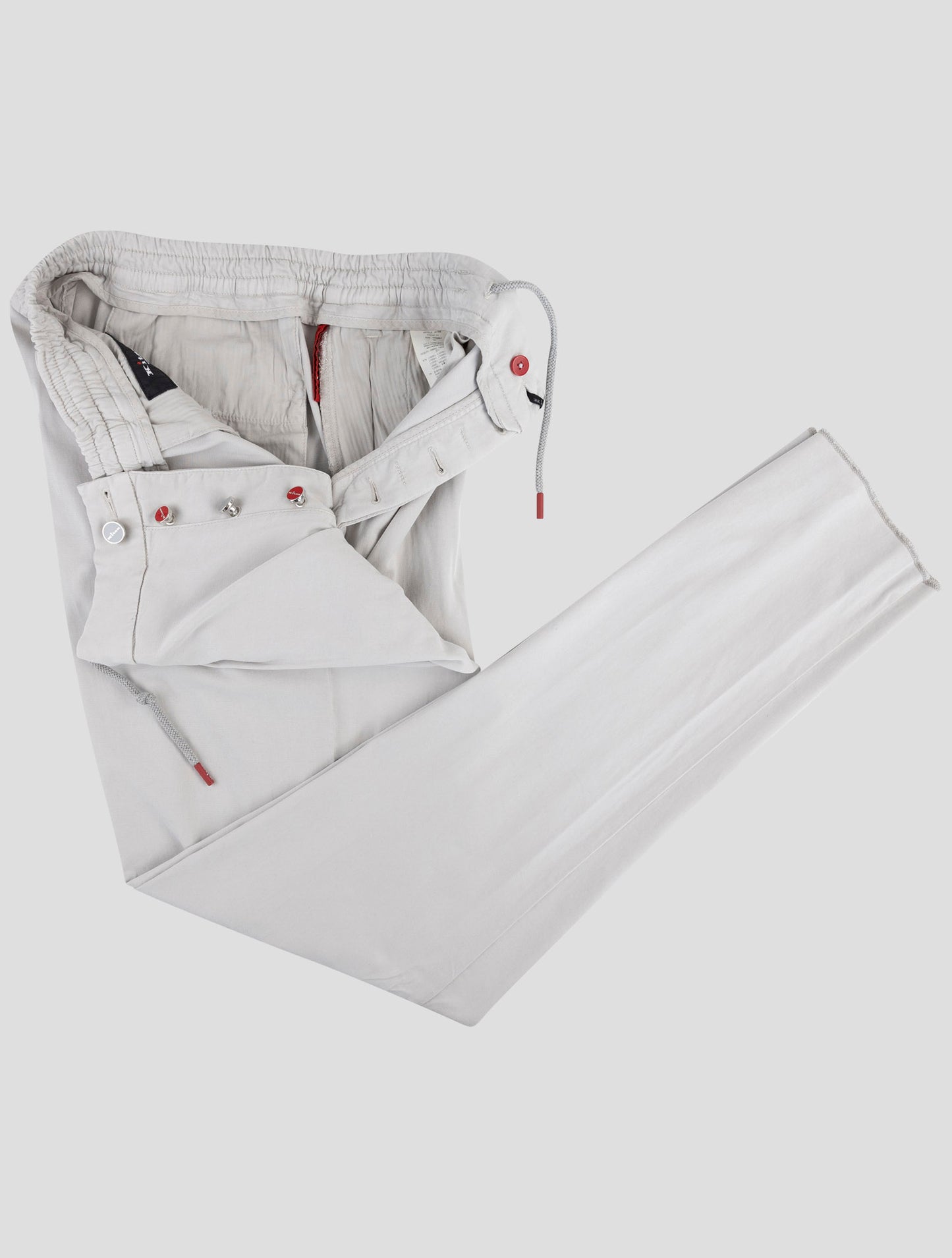 Kiton Gray Lyocell Ea Pants