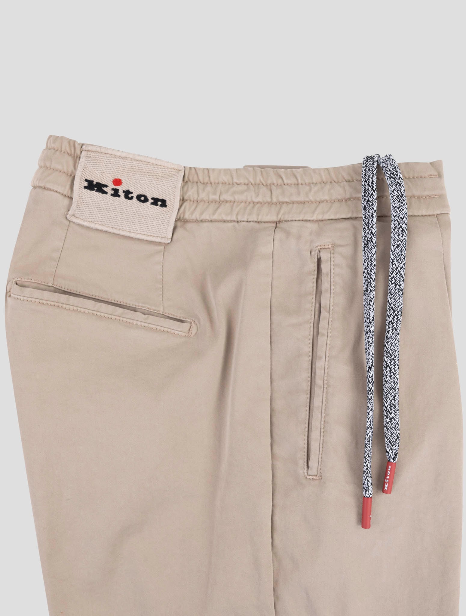 Kiton Brown Cotton Ea Pants