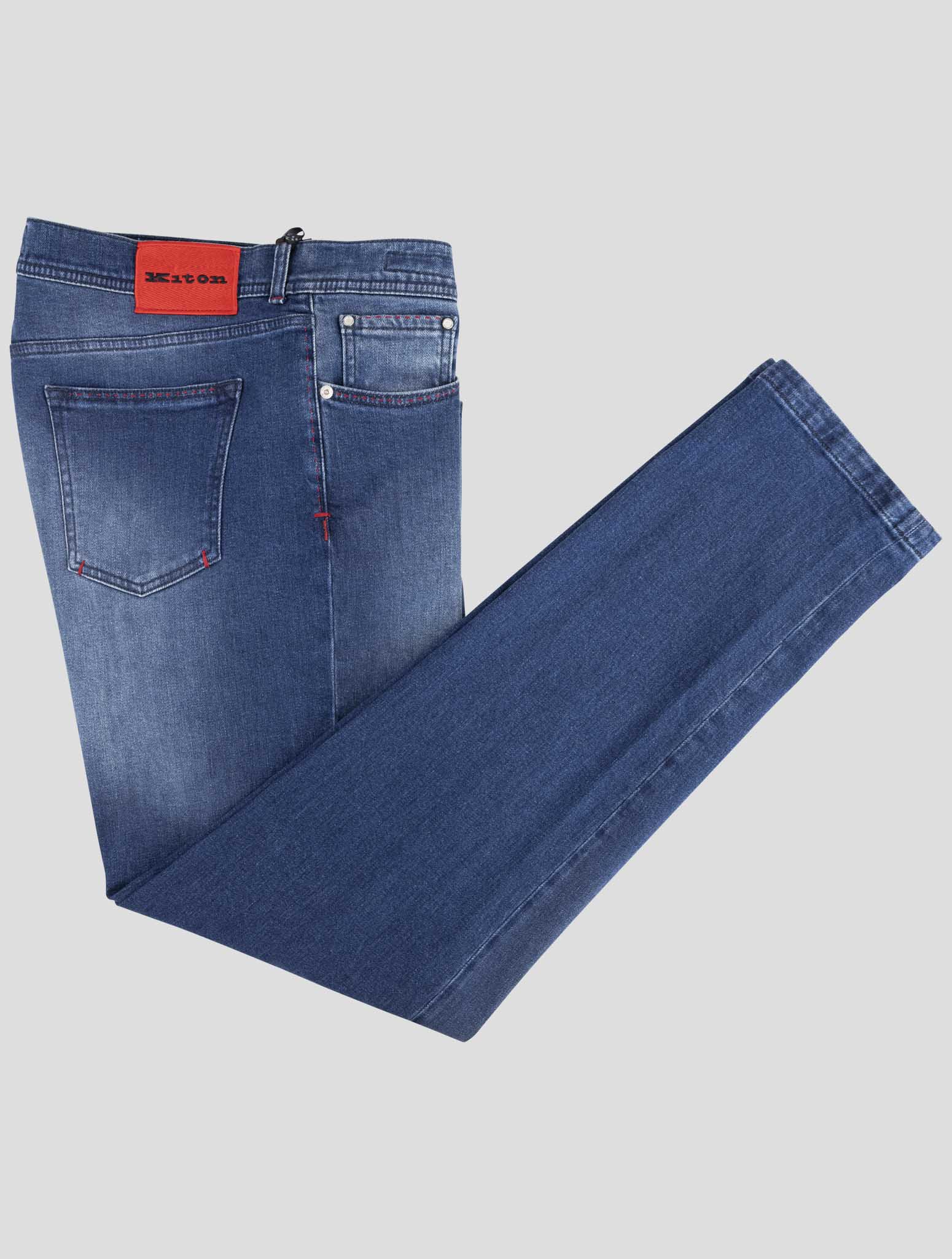 Kiton Denim Cotton Ea Jeans
