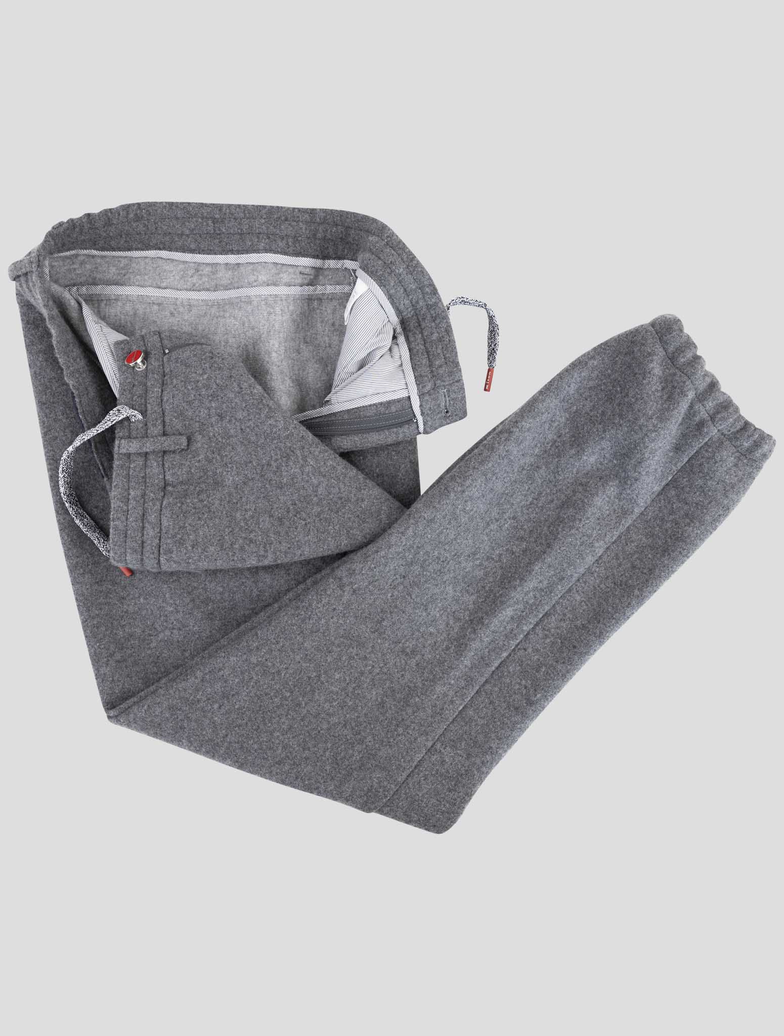 Kiton Gray Cashmere Ea Pants