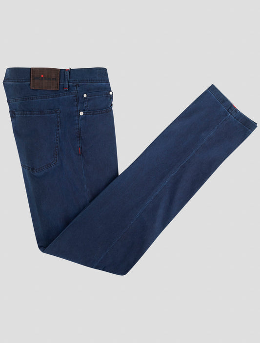 Kiton Blue Cotton Ea Jeans