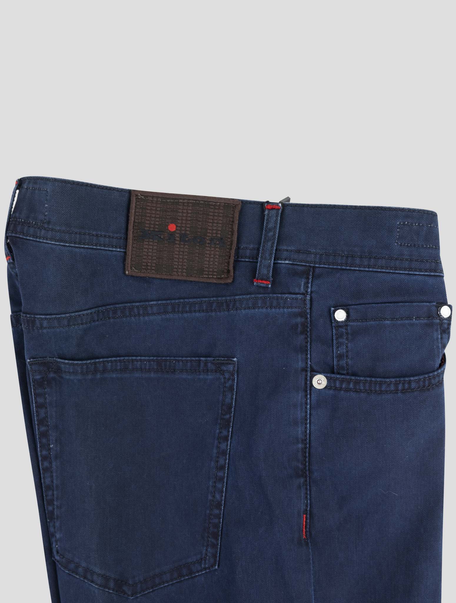 Kiton Blue Cotton Ea Jeans