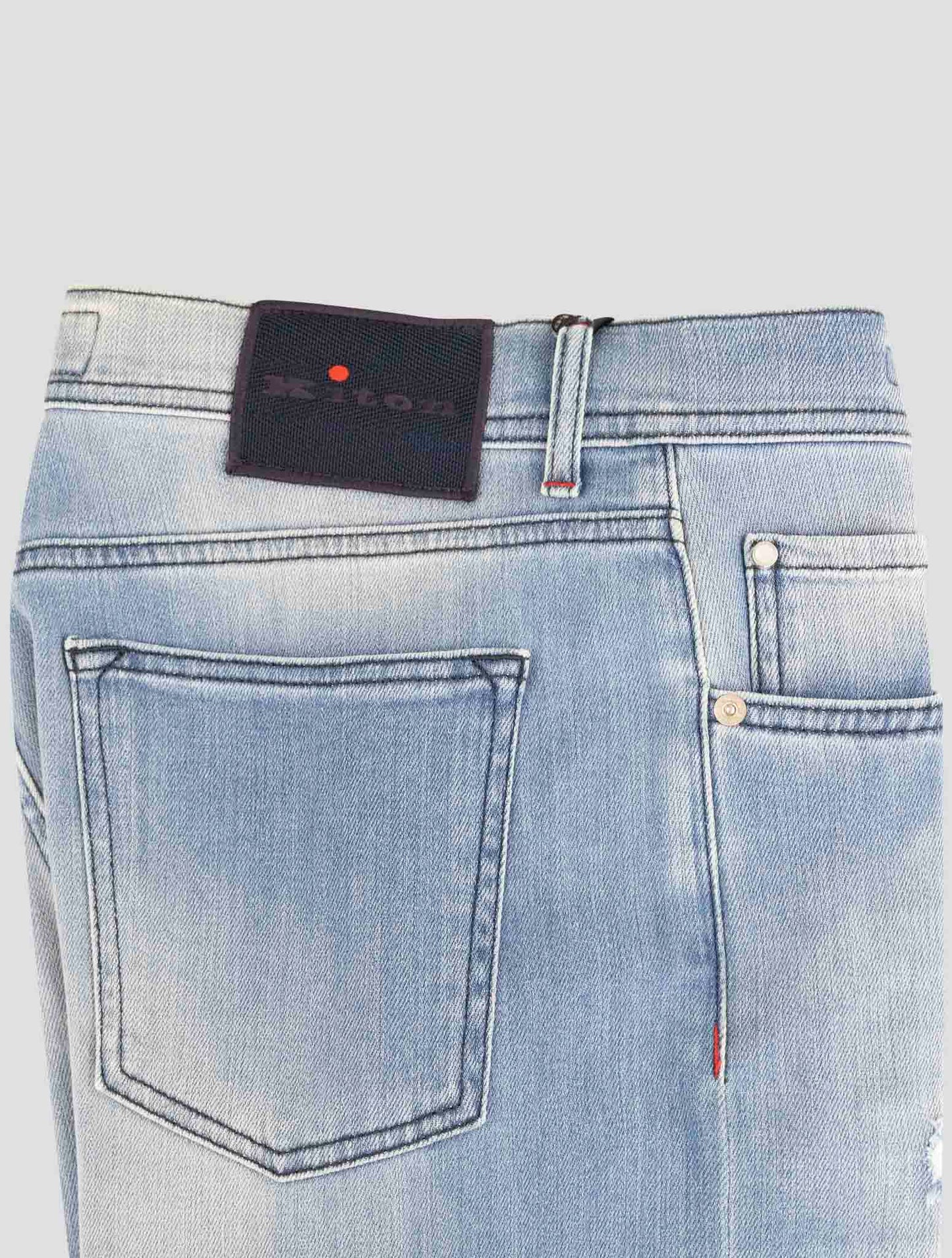 Kiton Denim Cotton Ea Jeans