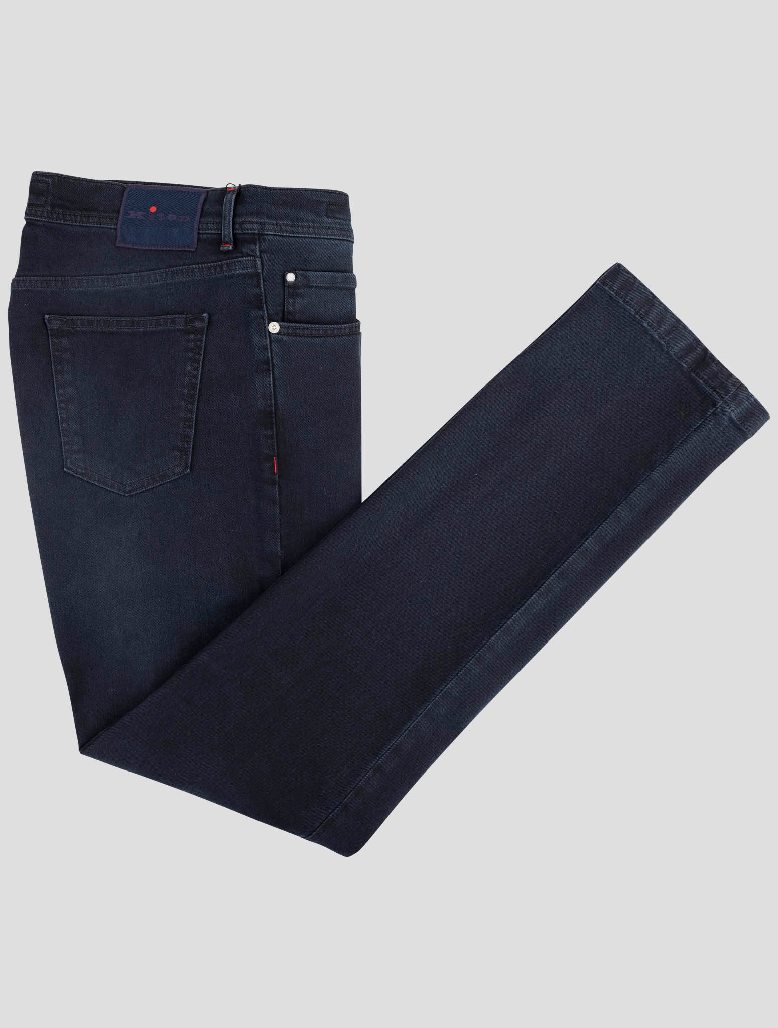 Kiton Blue Cotton Ea Jeans