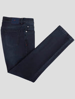 Kiton Blue Cotton Ea Jeans