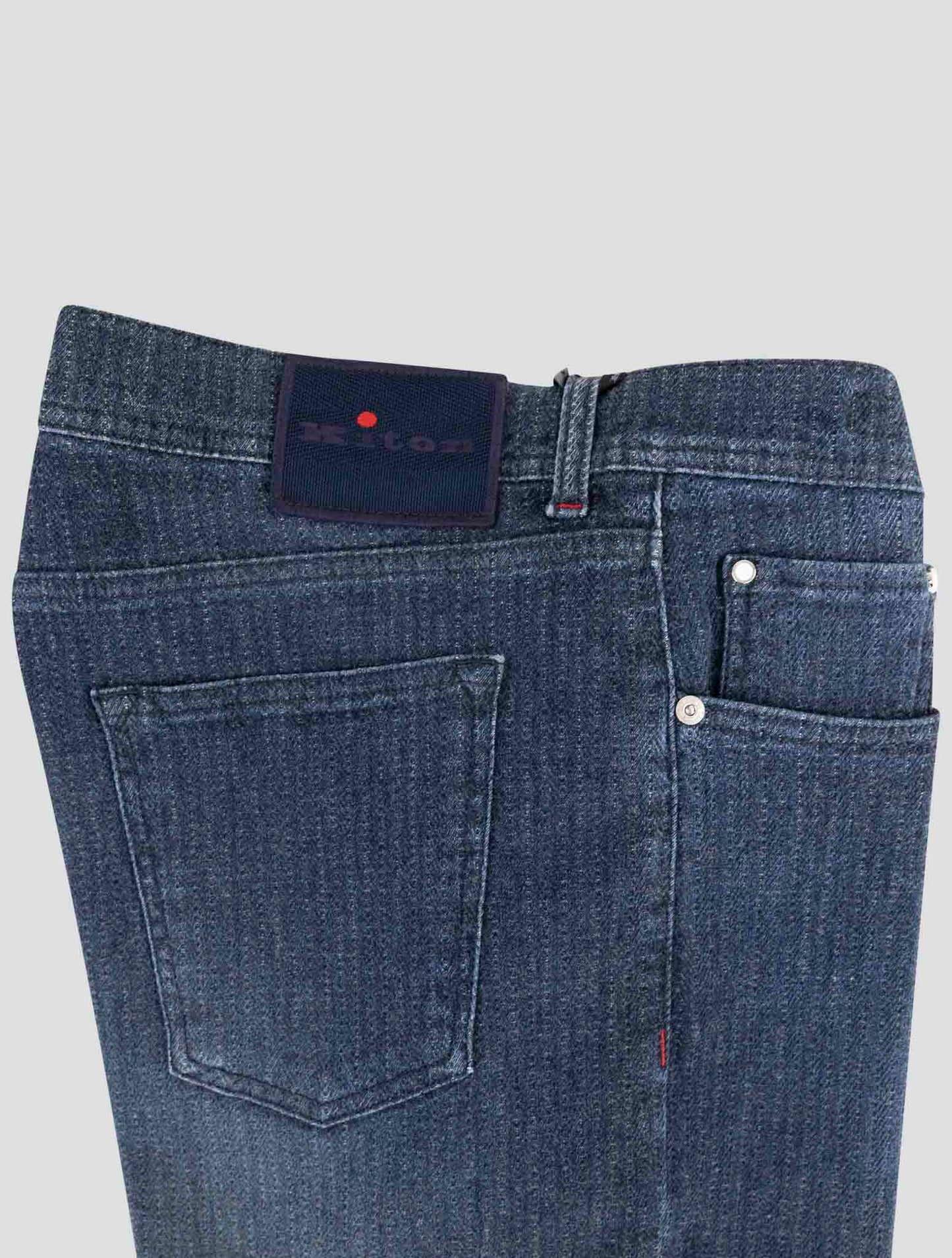 Kiton Blue Cotton Ea Jeans